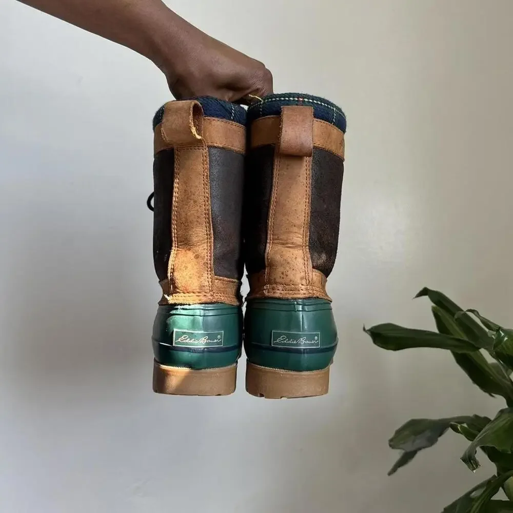Vintage unisex Eddie Bauer Duck boots M7-W9‎
